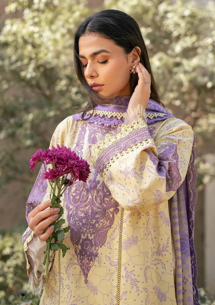 Bin Ilyas Summer Edit 25 BHS 74 A Hazel Luxury Lawn Collection - Image 2