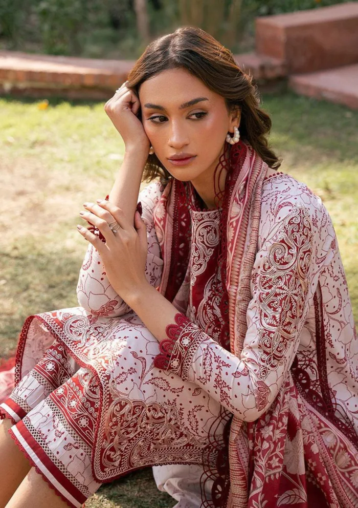 Bin Ilyas Summer Edit 25 BHS 74 B Hazel Luxury Lawn Collection - Image 2