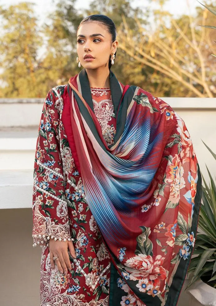 Bin Ilyas Summer Edit 25 BHS 76 B Hazel Luxury Lawn Collection - Image 2
