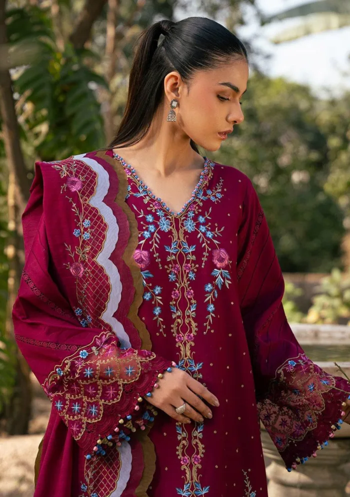 Bin Ilyas Summer Edit 25 BHS 78 A Hazel Luxury Lawn Collection - Image 2