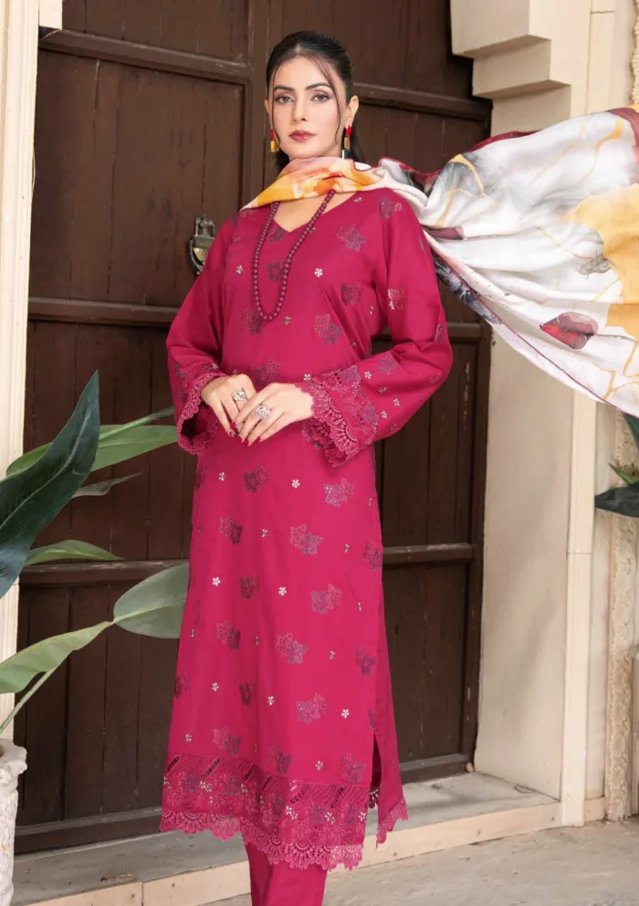 Bin Rashid Premium 25 D 01 Andaaz Luxury Lawn Collection - Image 3