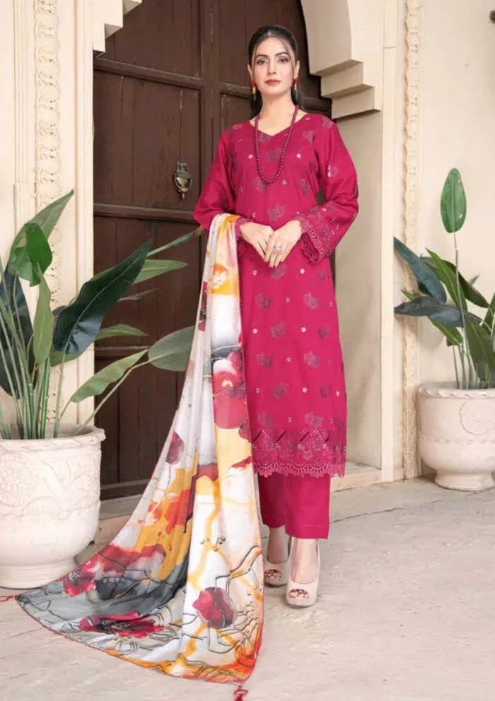 Bin Rashid Premium 25 D 01 Andaaz Luxury Lawn Collection - Image 4