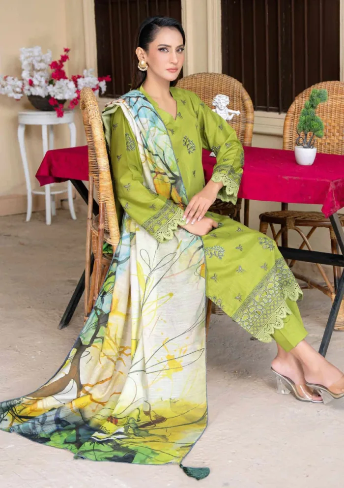 Bin Rashid Premium 25 D 02 Andaaz Luxury Lawn Collection - Image 3
