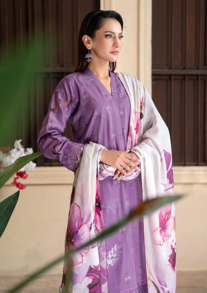 Bin Rashid Premium 25 D 03 Andaaz Luxury Lawn Collection - Image 4