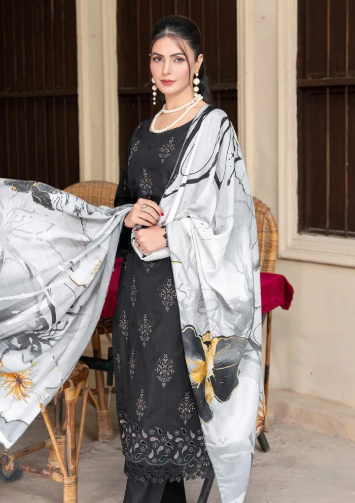 Bin Rashid Premium 25 D 04 Andaaz Luxury Lawn Collection - Image 2