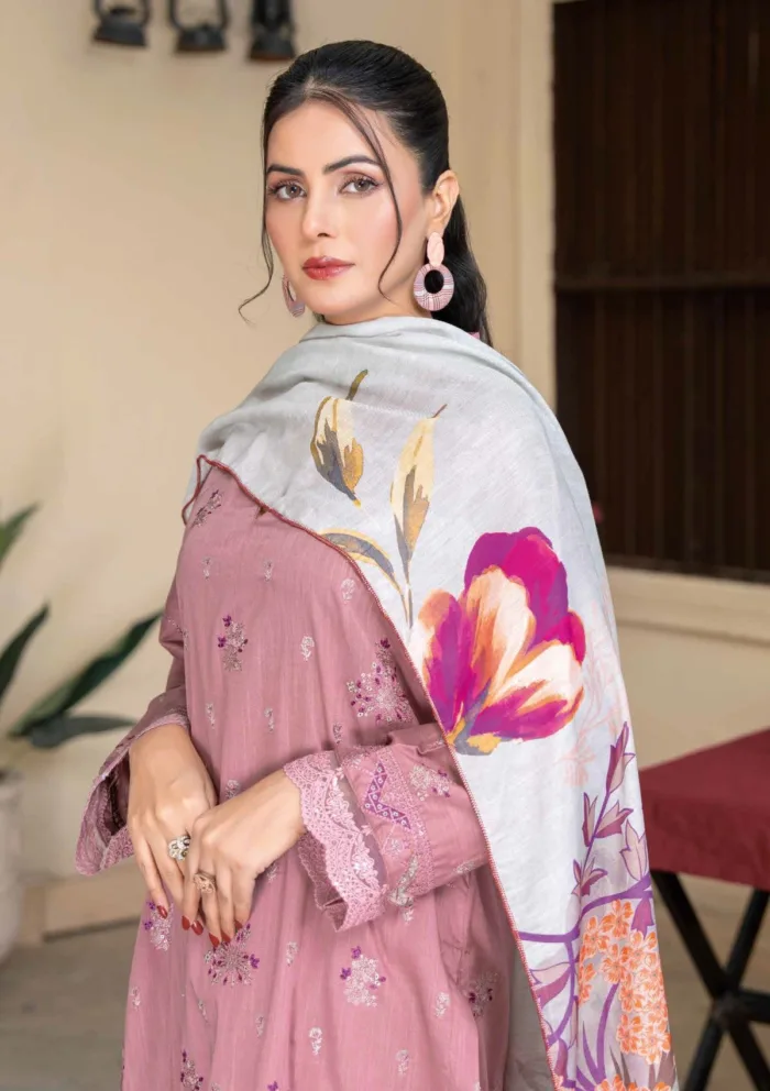 Bin Rashid Premium 25 D 07 Andaaz Luxury Lawn Collection - Image 3