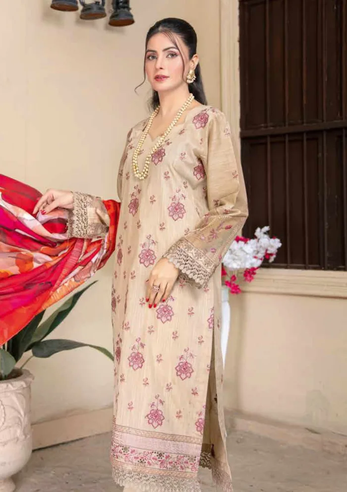 Bin Rashid Premium 25 D 08 Andaaz Luxury Lawn Collection - Image 3