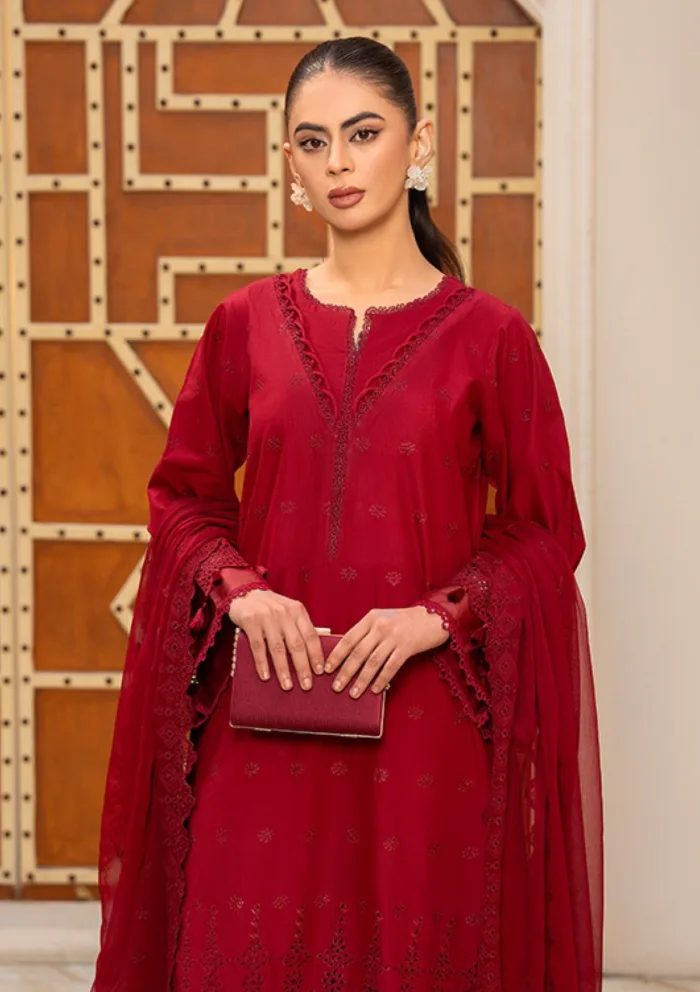 Carnation CCS25 01 Chikankari Summer Luxury Lawn Collection - Image 4