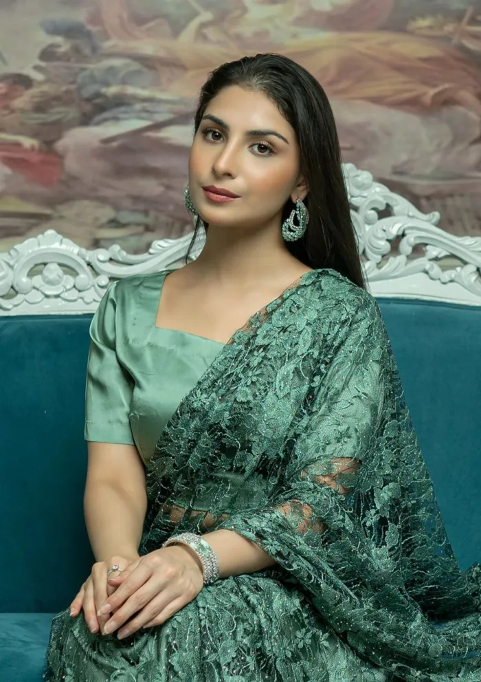 Chantelle Saree Sh 6 Luxury Lawn Collection - Image 2