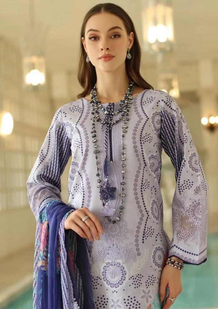 Charizma An25 01 Aniq Volume 1 Luxury Lawn Collection - Image 4
