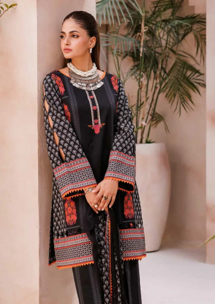 Charizma Black Edition CP4 61 C Prints Luxury Lawn Collection - Image 2