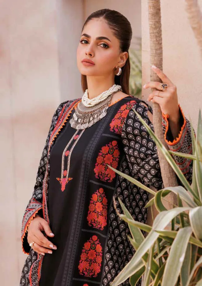 Charizma Black Edition CP4 61 C Prints Luxury Lawn Collection - Image 3