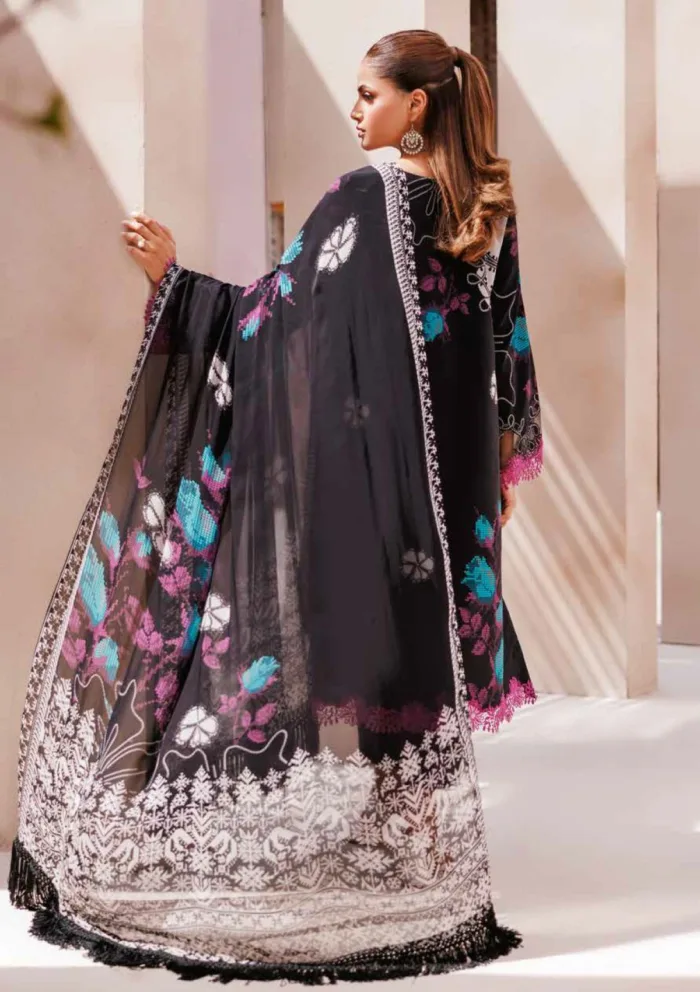 Charizma Black Edition CP4 63 C Prints Luxury Lawn Collection - Image 2