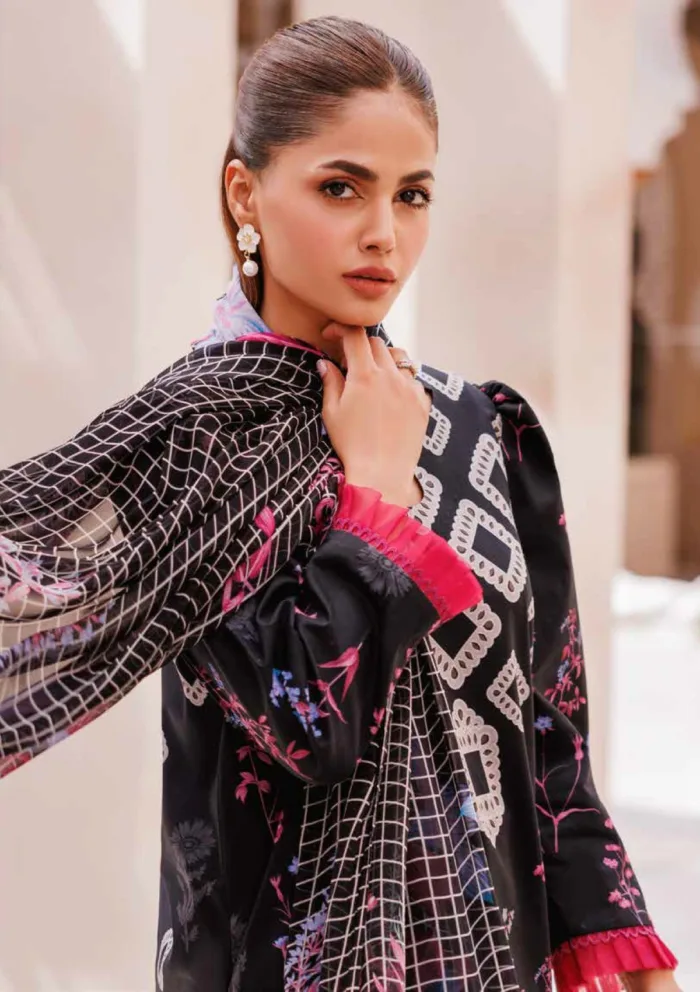 Charizma Black Edition CP4 64 C Prints Luxury Lawn Collection - Image 3