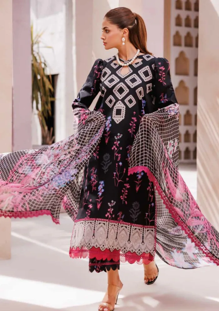 Charizma Black Edition CP4 64 C Prints Luxury Lawn Collection - Image 4