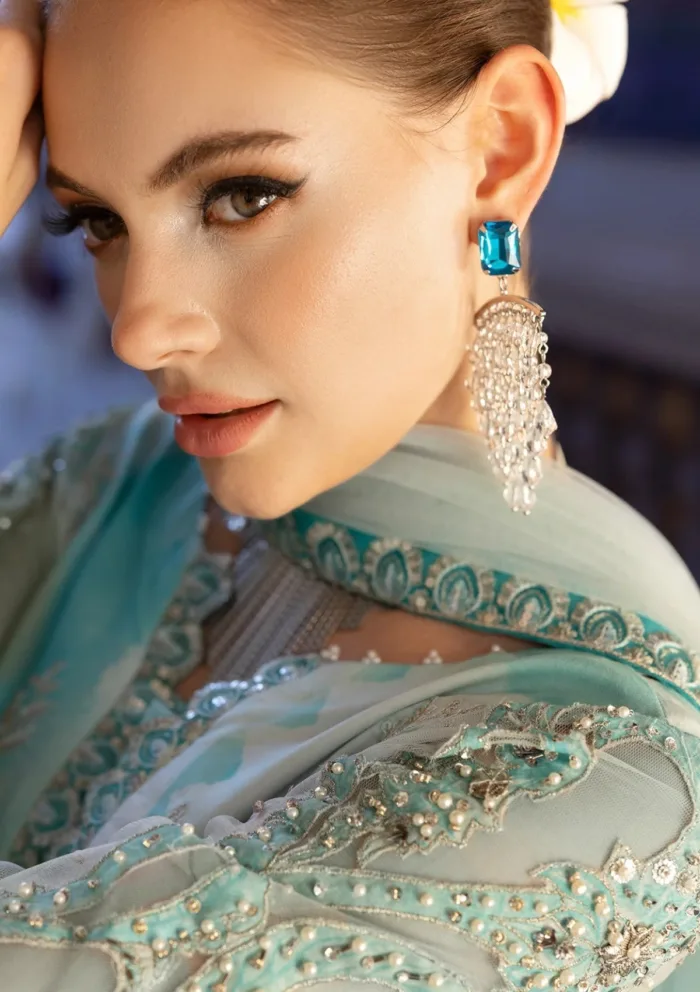 Charizma Limited Edition CLE25 03 Unstitched Festive Luxury Lawn Collection - Image 4