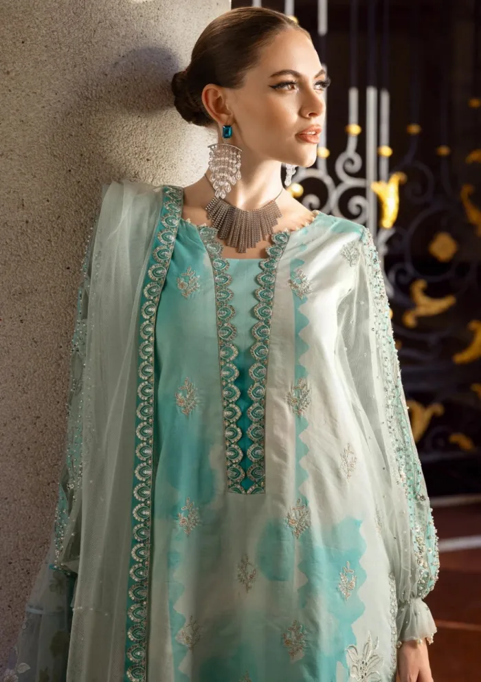 Charizma Limited Edition CLE25 03 Unstitched Festive Luxury Lawn Collection - Image 6