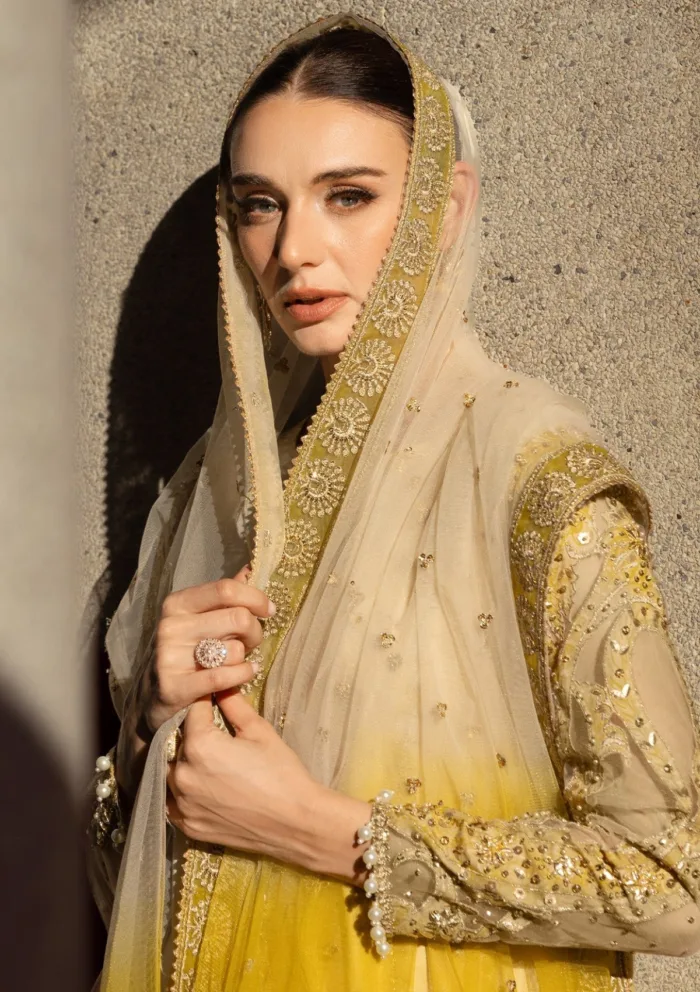 Charizma Limited Edition CLE25 04 Unstitched Festive Luxury Lawn Collection - Image 6