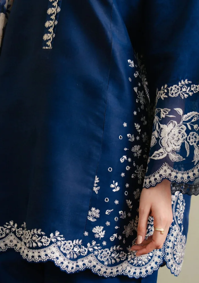 Coco By Zara Shahjahan Unstitched 25 -Meadow-8B Luxury Lawn Collection - Image 3