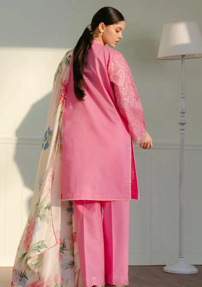 Coco By Zara Shahjahan Unstitched 25 -Tina-3A Luxury Lawn Collection - Image 4