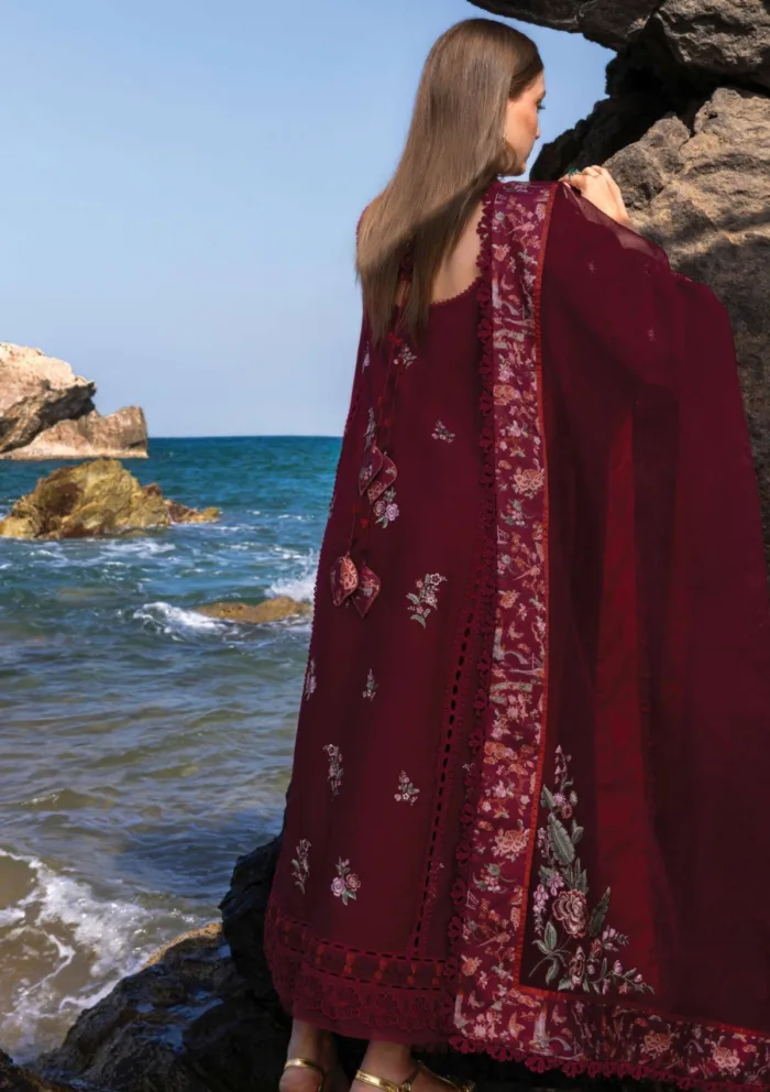 Crimson Cf25 5B Parsi Threads Flow Luxury Lawn Collection - Image 2