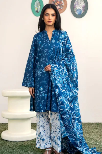 Cross Stitch CDU25 02 Blue Roseate