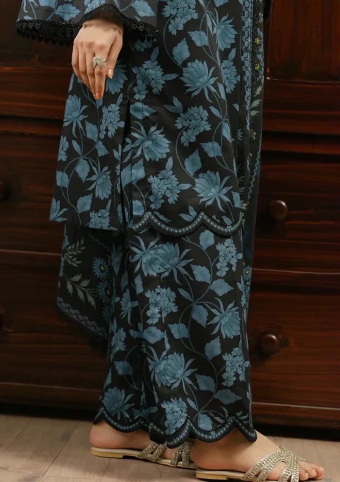 Cross Stitch CSD25 01 Blue Wave Daily Wear Luxury Lawn Collection - Image 3