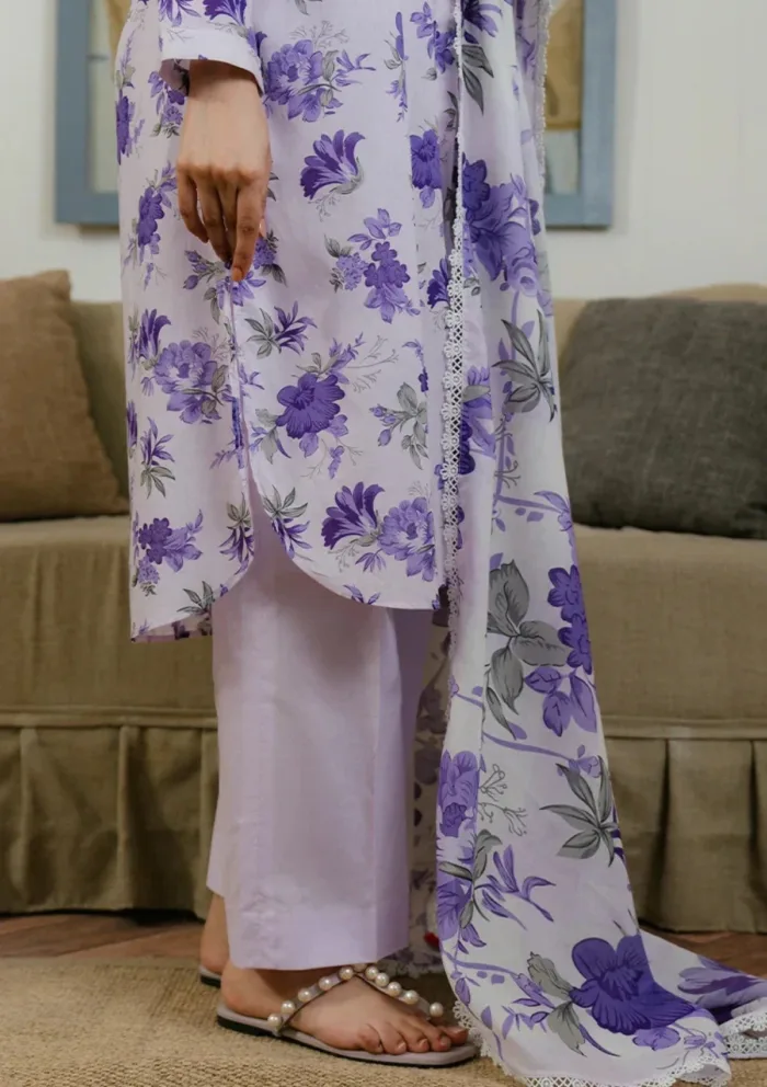 Cross Stitch CSD25 03 Floral Ardent Daily Wear Luxury Lawn Collection - Image 4
