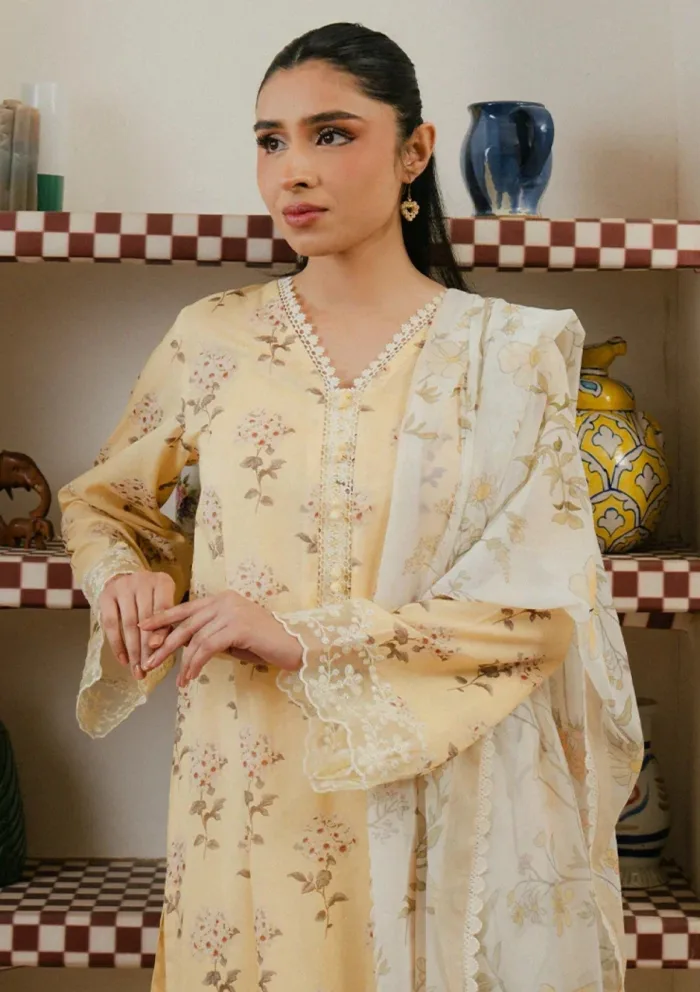 Cross Stitch CSD25 08 Orchid Impression Daily Wear Luxury Lawn Collection - Image 3