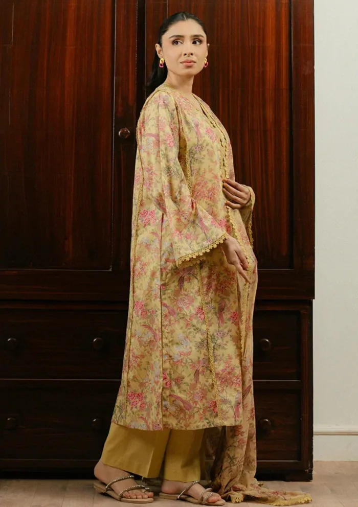 Cross Stitch CSD25 10 Verdant Gloom Daily Wear Luxury Lawn Collection - Image 2