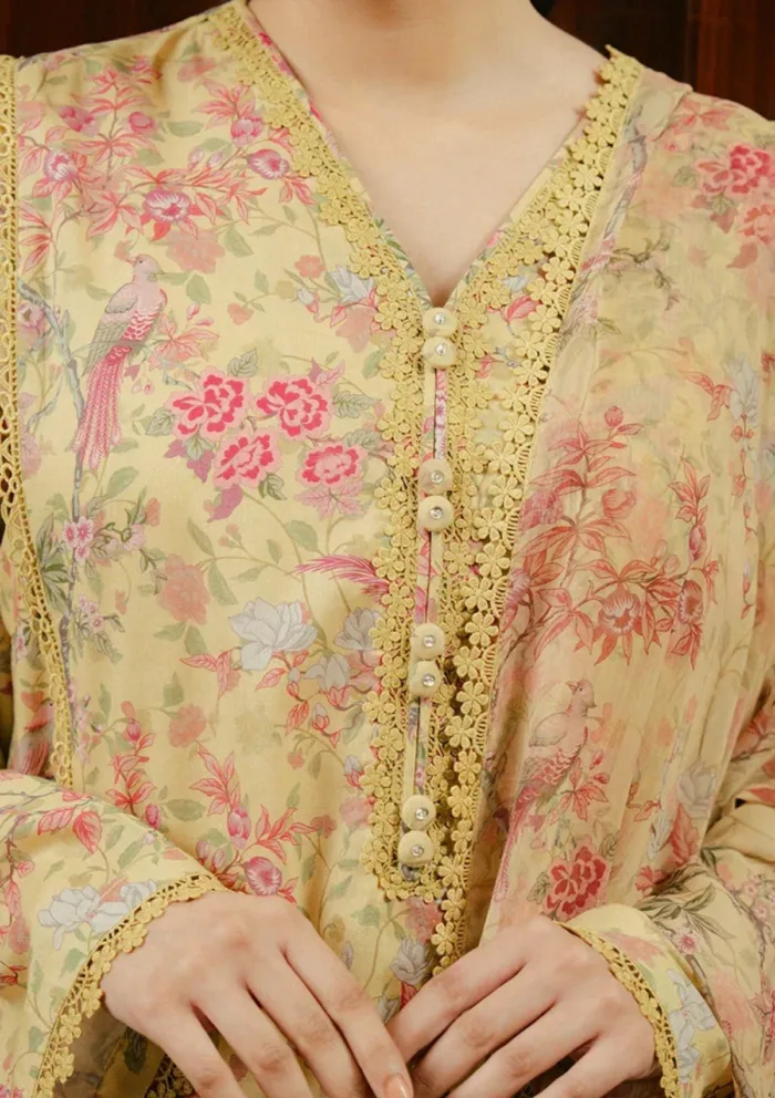 Cross Stitch CSD25 10 Verdant Gloom Daily Wear Luxury Lawn Collection - Image 3