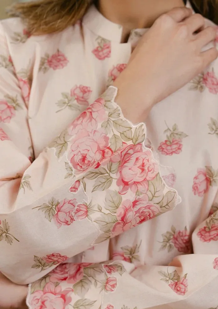 Cross Stitch CSD25 12 Peach Dust Daily Wear Luxury Lawn Collection - Image 3