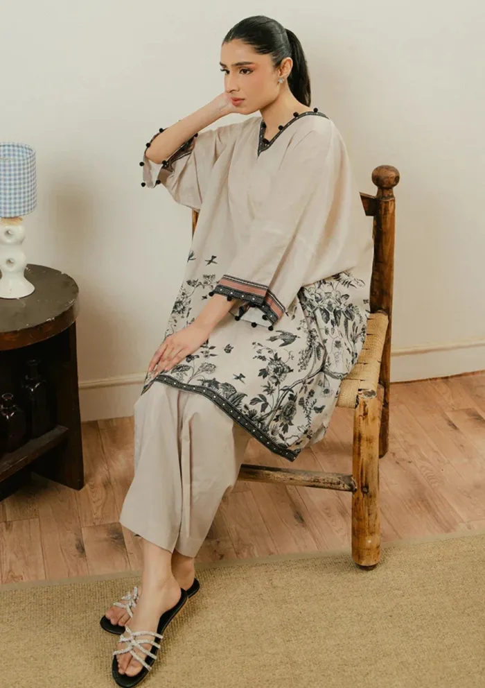 Cross Stitch CSD25 14 Silver Cloud Daily Wear Luxury Lawn Collection - Image 3