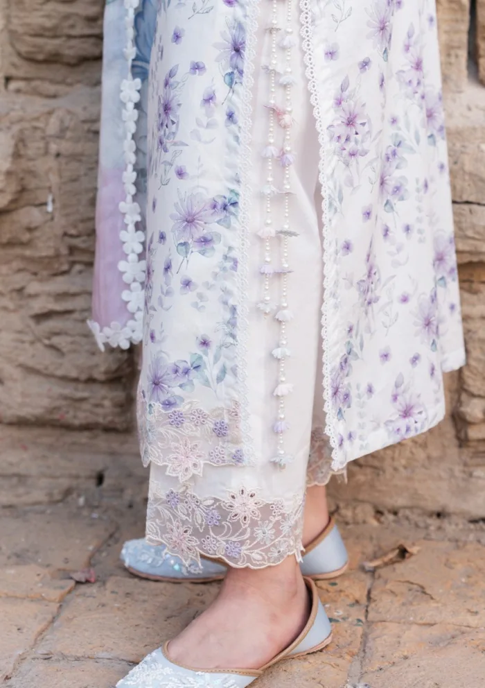 Cross Stitch FLORAL HAZE Eid Unstitched 25 Luxury Lawn Collection - Image 2