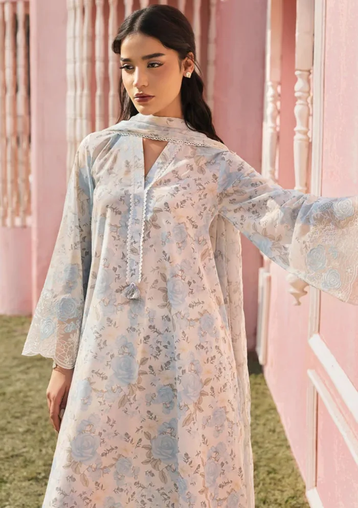 Cross Stitch MYSTIC HAZE Unstitched Premium 25 Luxury Lawn Collection - Image 3