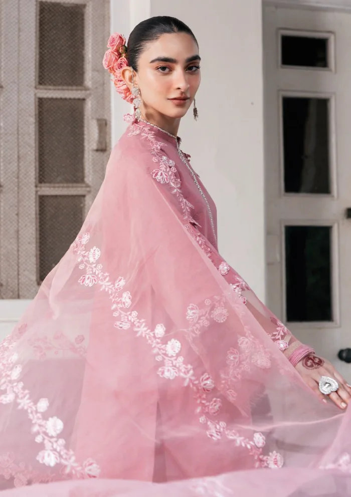 Cross Stitch ROUGE TAN Eid Unstitched 25 Luxury Lawn Collection - Image 2