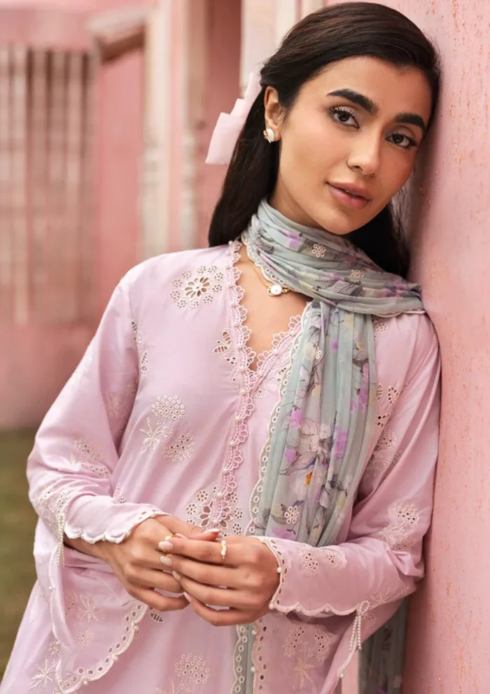 Cross Stitch SOFT PETAL Unstitched Premium 25 Luxury Lawn Collection - Image 3