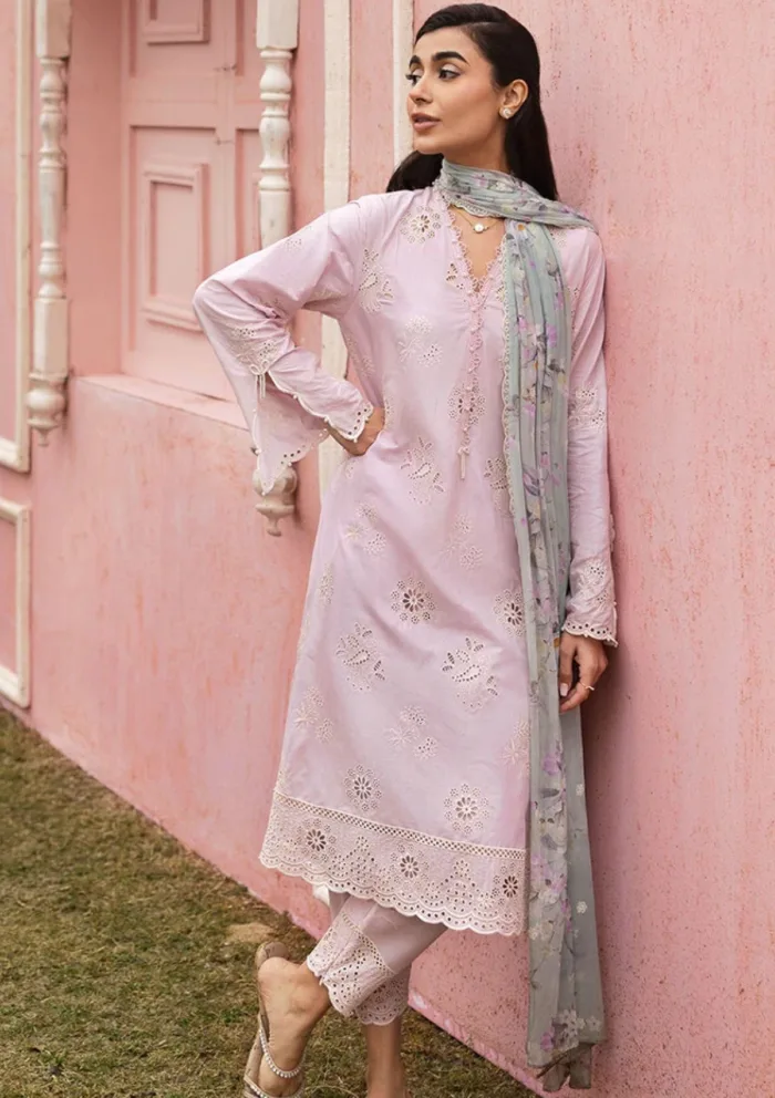 Cross Stitch SOFT PETAL Unstitched Premium 25 Luxury Lawn Collection - Image 4
