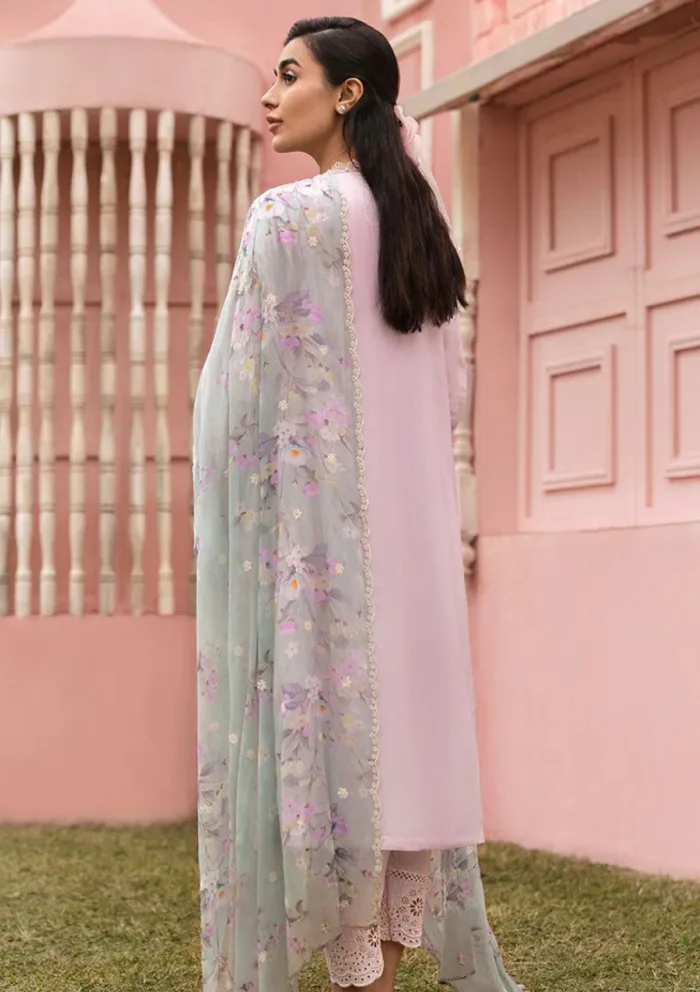 Cross Stitch SOFT PETAL Unstitched Premium 25 Luxury Lawn Collection - Image 6
