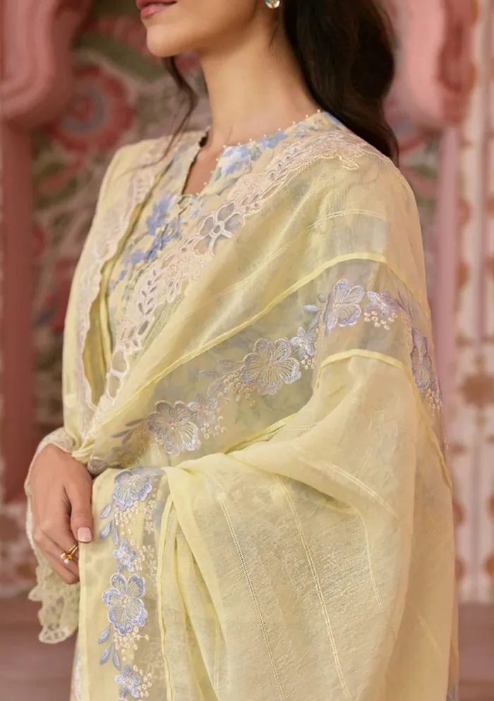 Cross Stitch SUNSHINE DREAM Unstitched Premium 25 Luxury Lawn Collection - Image 2