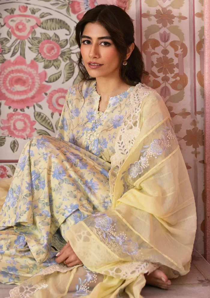 Cross Stitch SUNSHINE DREAM Unstitched Premium 25 Luxury Lawn Collection - Image 3