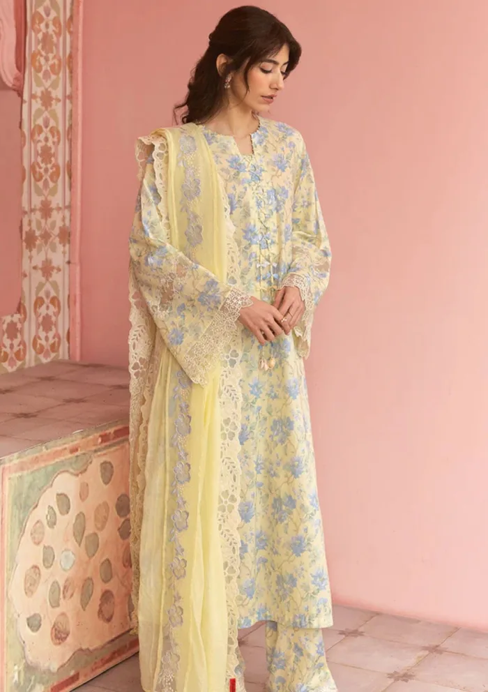 Cross Stitch SUNSHINE DREAM Unstitched Premium 25 Luxury Lawn Collection - Image 6