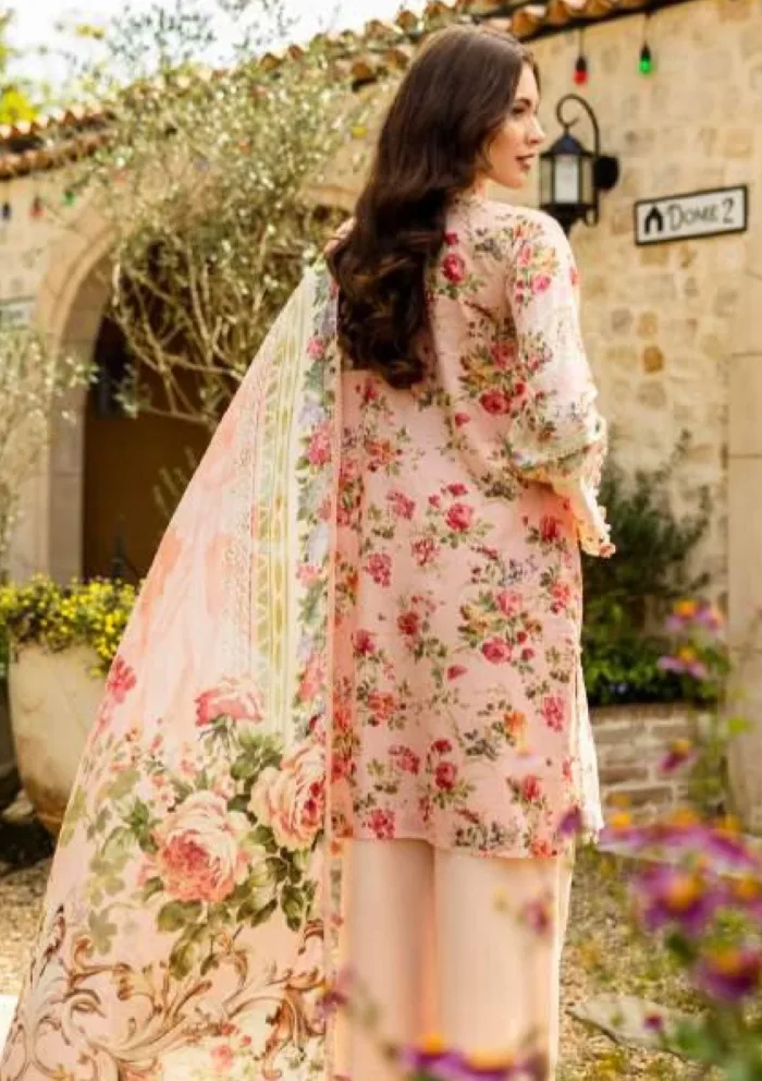 Elaf Premium ELK 04B TRUE LOVE Print Chikankari 25 Luxury Lawn Collection - Image 2