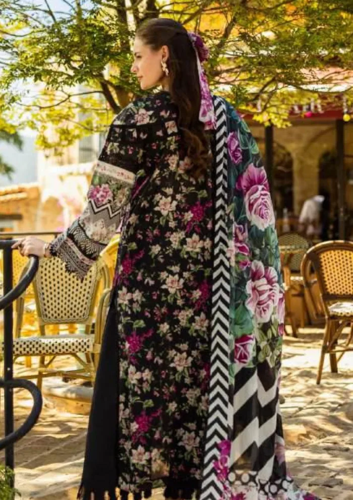 Elaf Premium ELK 05A BELLEZA Print Chikankari 25 Luxury Lawn Collection - Image 2