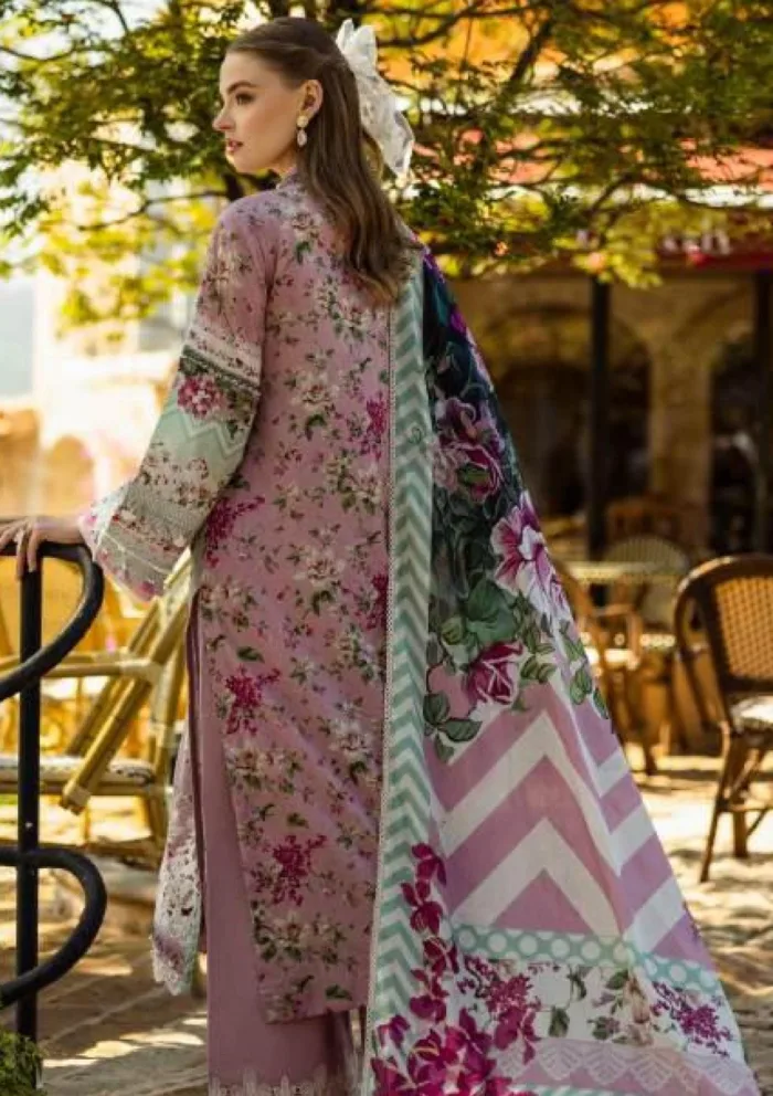 Elaf Premium ELK 05B FIA Print Chikankari 25 Luxury Lawn Collection - Image 2