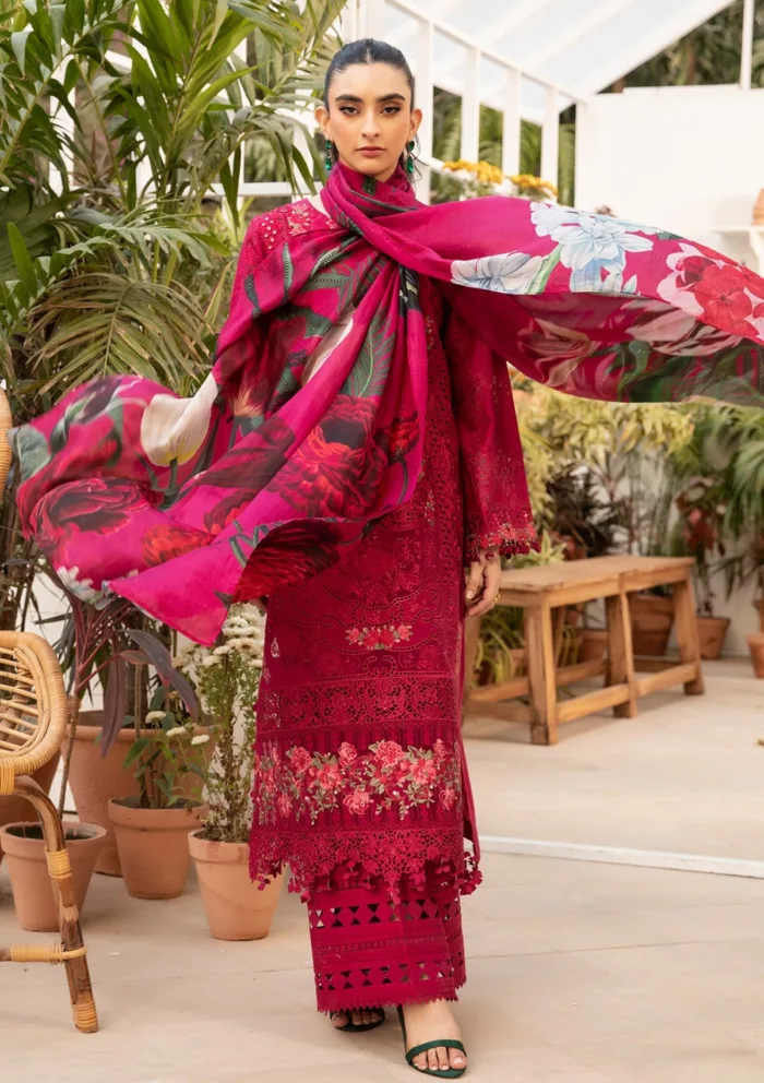 Elaf Premium ELM 10 Gulnar Luxury Lawn 25 Collection - Image 2