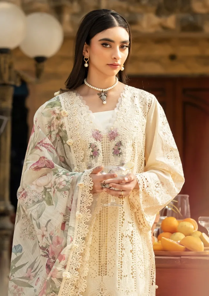 Elaf Premium ELM 11 Kohinoor Luxury Lawn 25 Collection - Image 3
