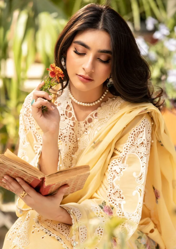 Elaf Premium ELM 2B Roshnee Luxury Lawn 25 Collection - Image 3