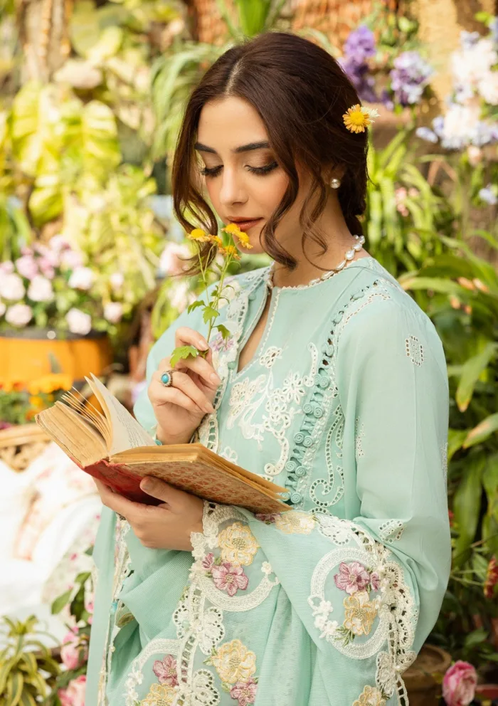 Elaf Premium ELM 7A Zarafshan Luxury Lawn 25 Collection - Image 3