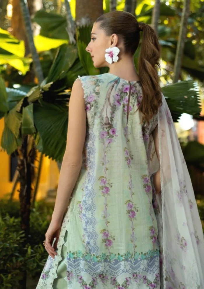 Elaf Premium Embroidered ETS 1A Aria Signature Luxury Lawn Collection - Image 2